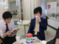 休憩中