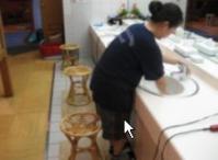 洗面台清掃